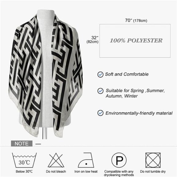 Women's Scarves Light Soft Fashion 015 - Picture 5 of 6